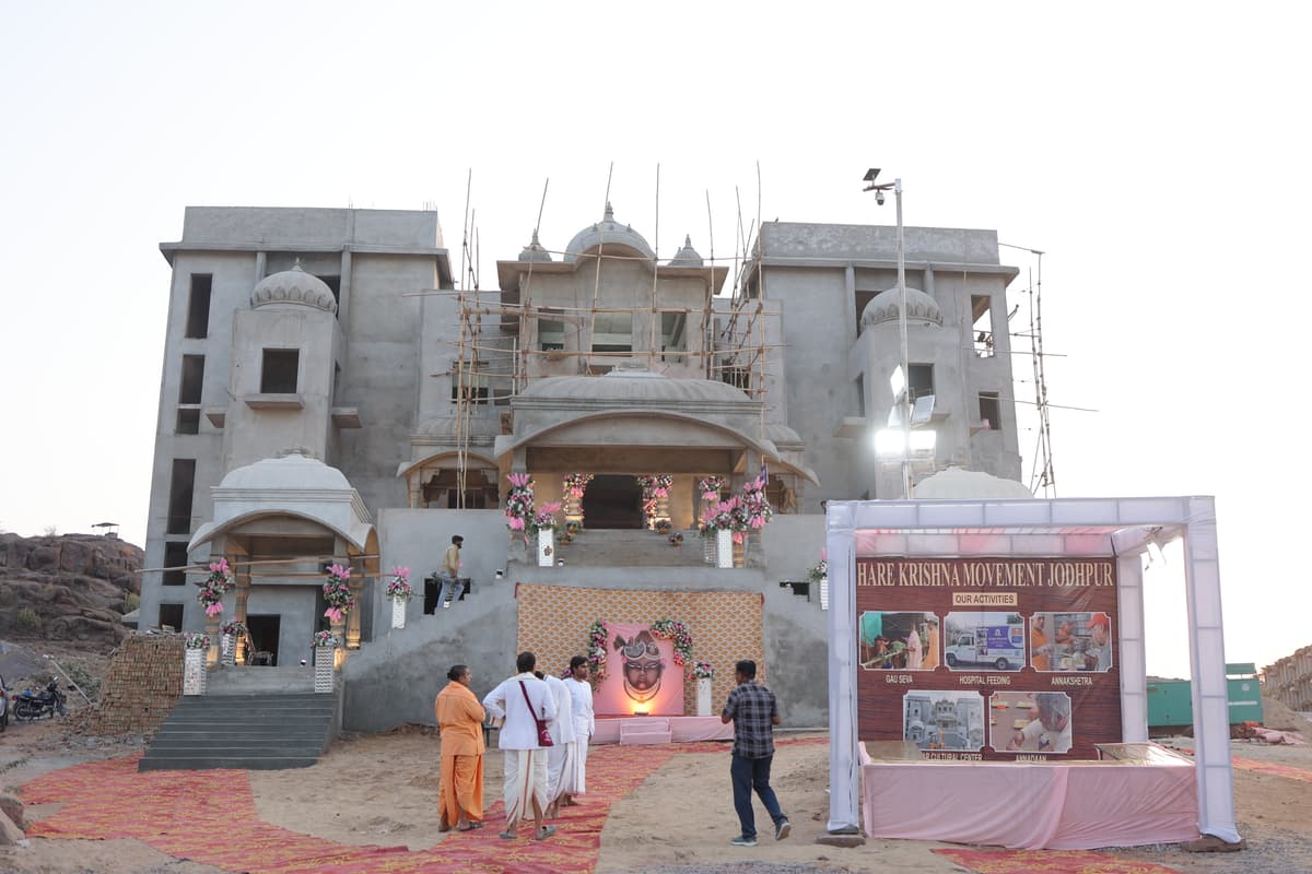 Temple construction in Jodhpur
